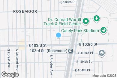 Map image of the property - 10242 S St Lawrence Ave