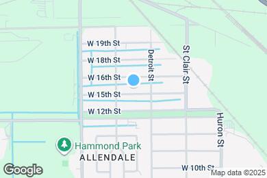 Map image of the property - 3045 W 15th St