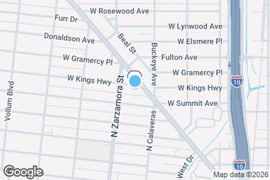 Map image of the property - 1614 W Kings Hwy