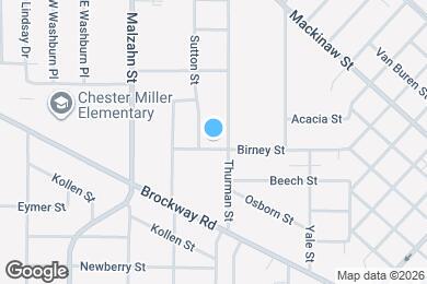 Map image of the property - 807 Thurman St