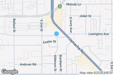 Map image of the property - 1319 E Lexington Ave