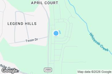 Map image of the property - 103 Frosted Iris Ln