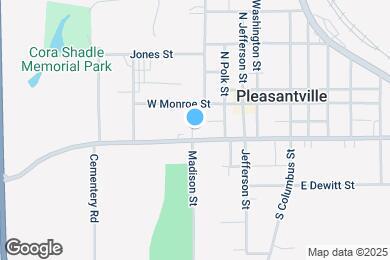 Map image of the property - 404 W Jasper St