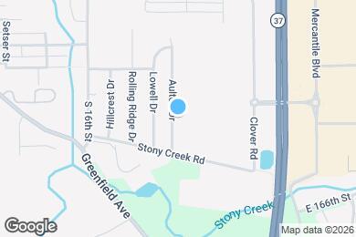 Map image of the property - 16706 Aulton Dr