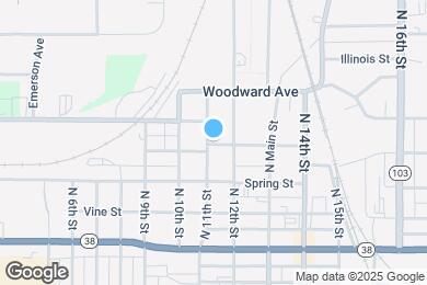 Map image of the property - 1104 Thornburg St
