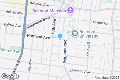 Map image of the property - 1701 Portland Ave