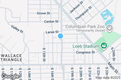 Map image of the property - 1624 Perdue St