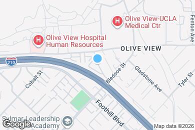 Map image of the property - 13901 Olive View Ln