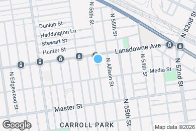 Map image of the property - 1549 N 56th St