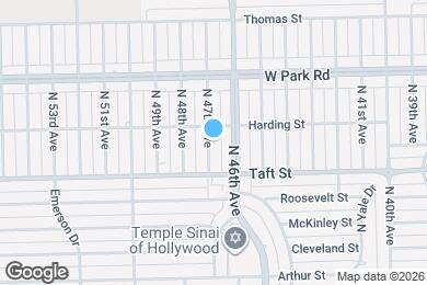 Map image of the property - 1811 N 47th Ave