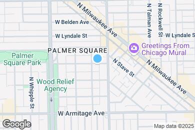 Map image of the property - 2821 W Shakespeare Ave