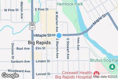 Map image of the property - 109 S Warren Ave