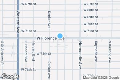 Map image of the property - 1518 W Florence Ave