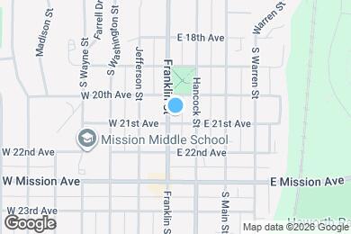 Map image of the property - 2009 Franklin St