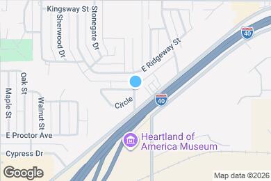 Map image of the property - 702 N Elm St