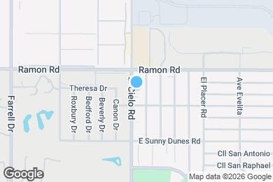 Map image of the property - 550 El Cielo Rd