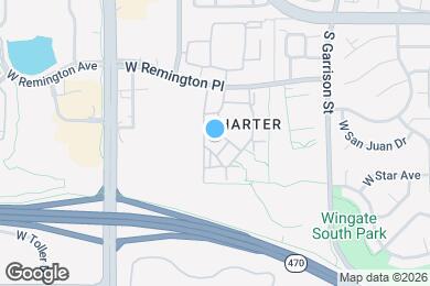 Map image of the property - 8497 S Hoyt Way