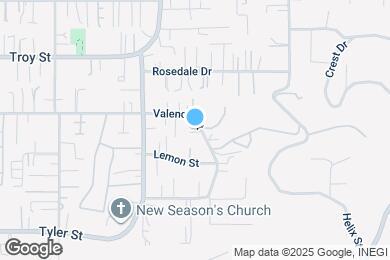 Map image of the property - 9101 Valencia St