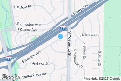 Map image of the property - 8834 E Radcliff Ave