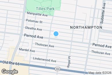 Map image of the property - 5665 Pernod Ave