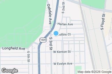 Map image of the property - 214 W Collins Ct