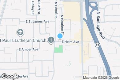 Map image of the property - 2504 N Bourbon St