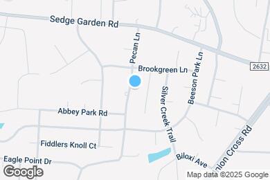 Map image of the property - 1513 Pecan Ln