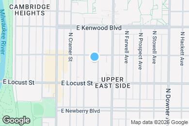 Map image of the property - 2957 N Frederick Ave