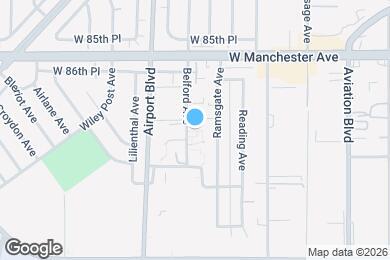 Map image of the property - 8734.5 Belford Ave