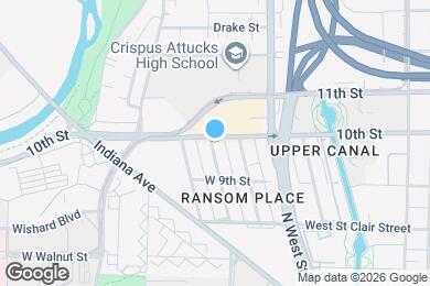 Map image of the property - 621 W 10th St