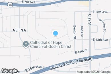 Map image of the property - 4318 E 12th Pl