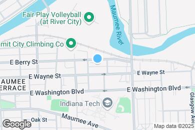 Map image of the property - 1520 E Berry St