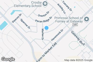 Map image of the property - 1409 Vista Ridge Dr