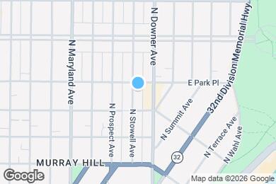 Map image of the property - Stowell Avenue Apartments