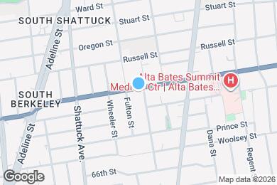 Map image of the property - 2214 Ashby Ave