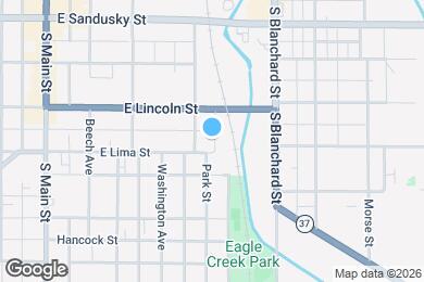 Map image of the property - 514 E Lima St