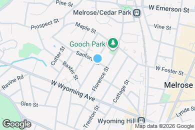 Map image of the property - 14 Sanford St