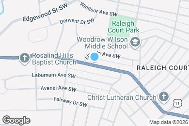 Map image of the property - 2417 Brandon Ave SW