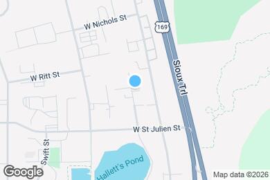 Map image of the property - 1331 N 3rd St