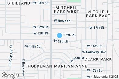 Map image of the property - 738 W 13th St