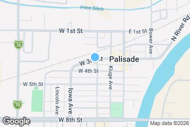 Map image of the property - 312 Peach Ave