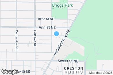 Map image of the property - 314 Palmer St NE
