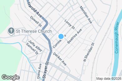 Map image of the property - 364 Corrine Ave