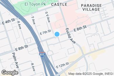 Map image of the property - 804 S V Ave