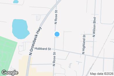 Map image of the property - 138 N Rose St