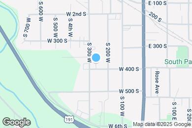 Map image of the property - 260 W 400 S