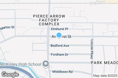 Map image of the property - 735 Amherst St