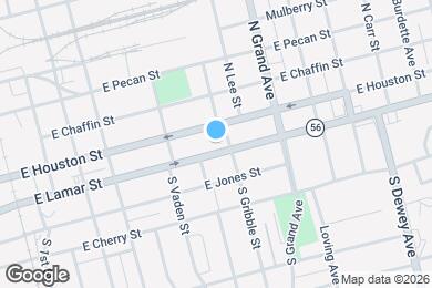 Map image of the property - 1217 E Lamar St