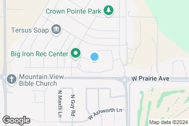 Map image of the property - Crown Pointe Apartments