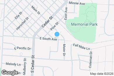 Map image of the property - 611 Oak St